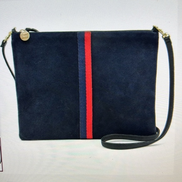 Clare V . sac Bretella Pertorated Suede Crossbody bag - Picture 13 of 16